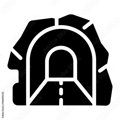 tunnel Solid icon