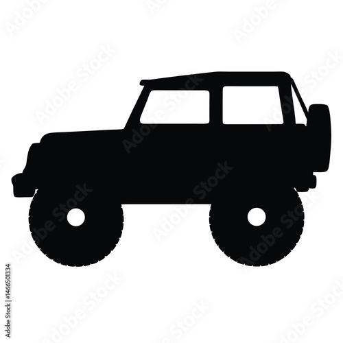 off road vehicle , black and white illustration of vehicles.