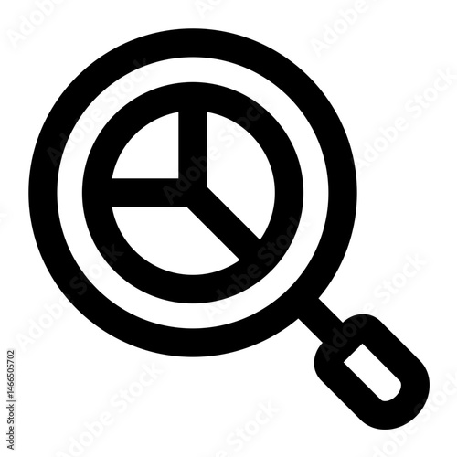 analytic icon for illustration