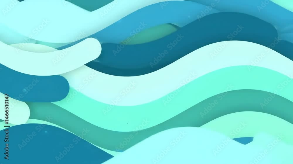 Abstract Waves Flowing Background in Shades of Blue Soft Motion Abstract Waves Flowing Background in Shades of Blue Soft Motion