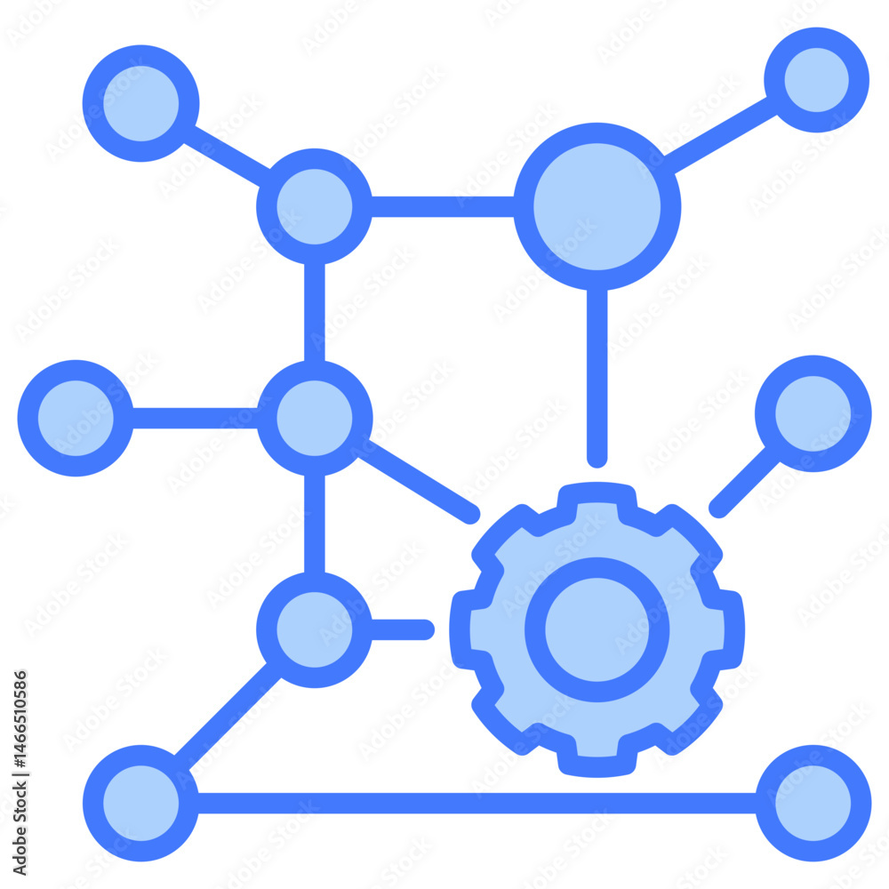 Complexity Blue Icon Complexity Blue Icon