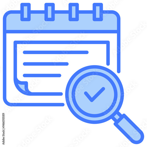 Inspection Blue Icon