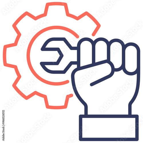 Technical Skills Dual Tone Icon