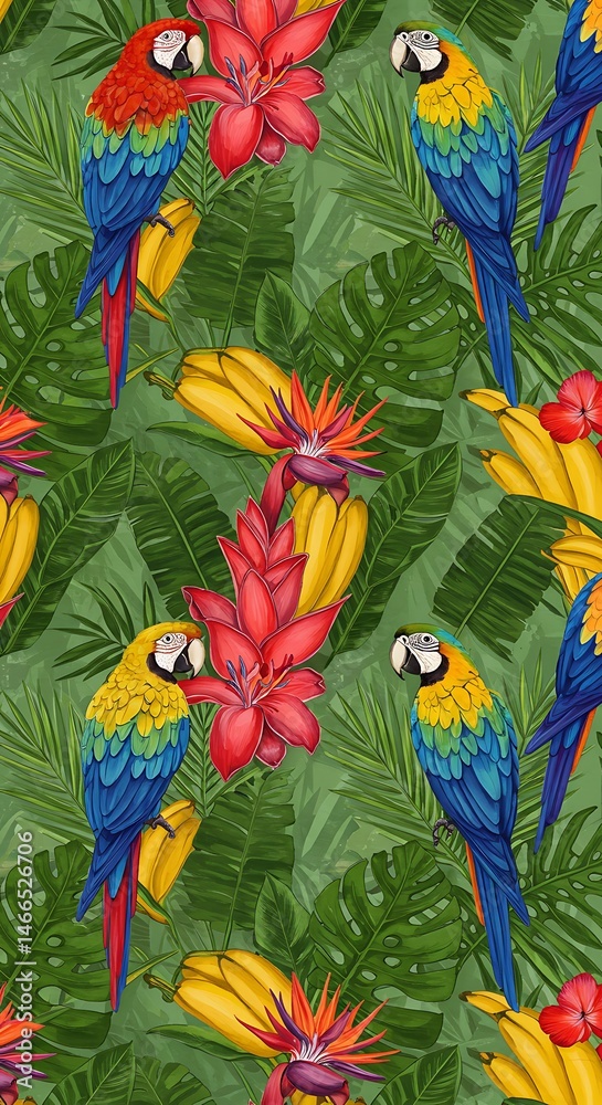 Obraz premium Tropical Tapestry