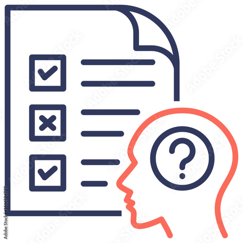Hypothesis Dual Tone Icon
