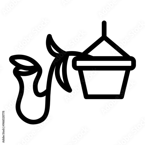carnivorous Line Icon