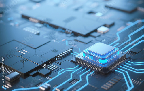 컴퓨터 회로 기판 및 반도체 칩
Computer Circuit Board and Semiconductor Chips