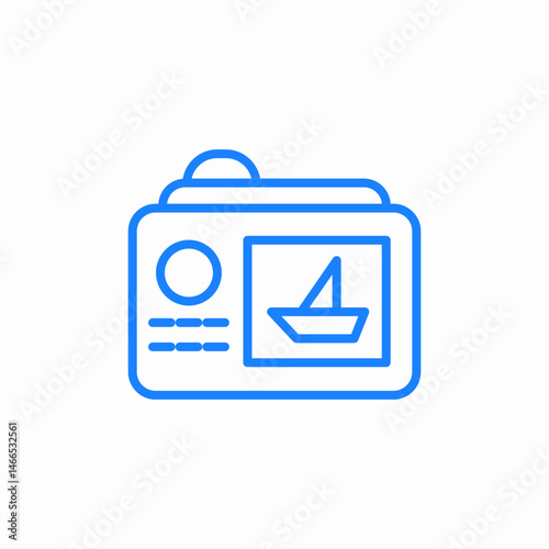 digital display camera icon sign vector
