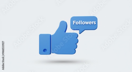 Thumbs up for social media followers