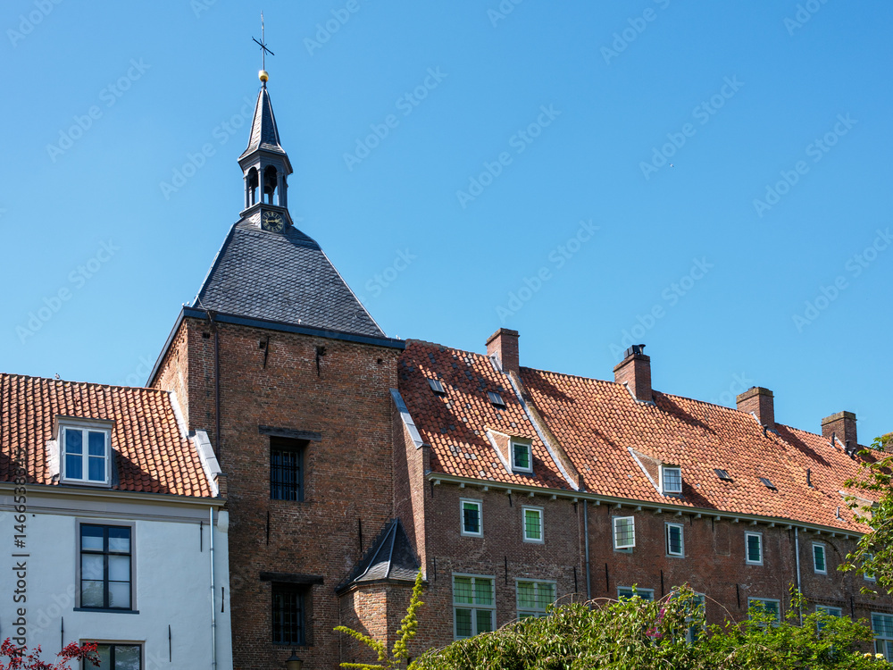 Fototapeta premium Historiccal city of Amersfoort, The Dievenpoort