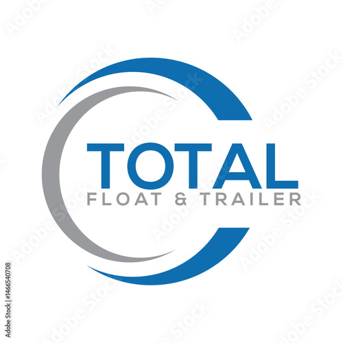 logo design white front logo name TOTAL