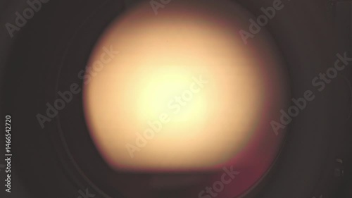 Close-up of SLR camera shutter release