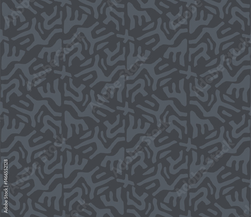 Seamless decorative hand dr...