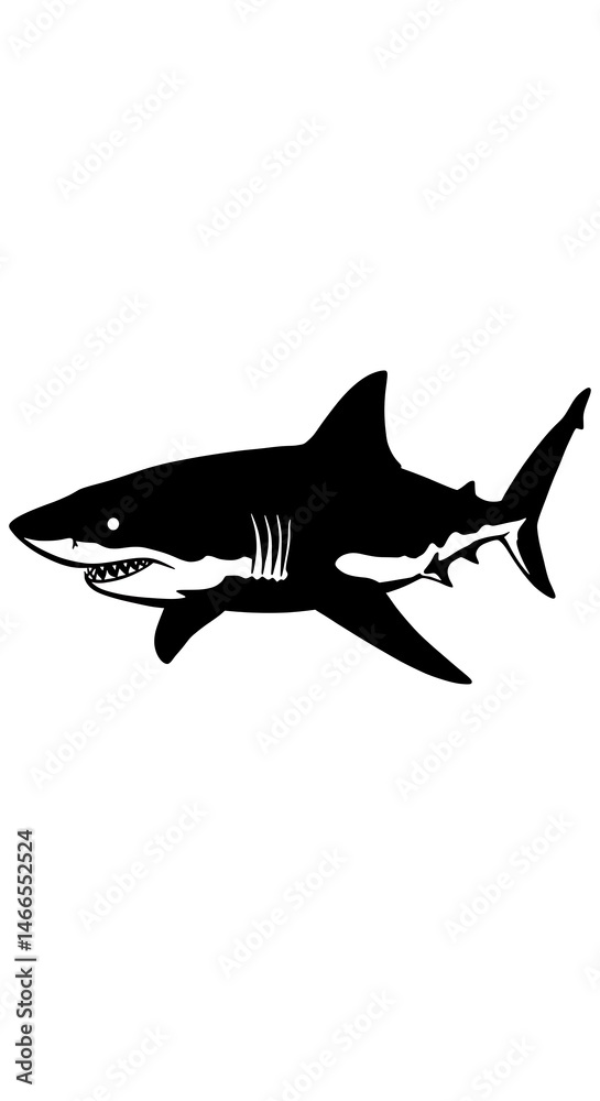 Fototapeta premium Apex Predator Silhouette