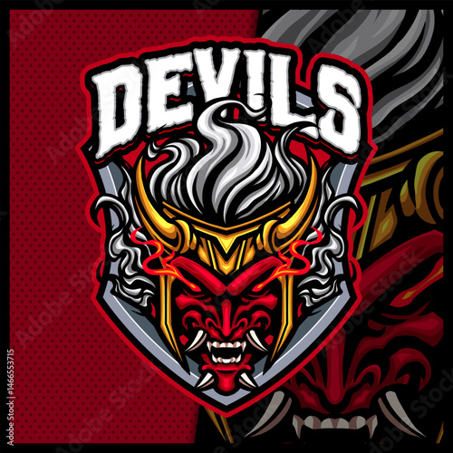 Spartan Gladiator Warrior mascot esport logo design illustrations vector template, Roman Knight logo for team game streamer youtuber banner twitch discord
