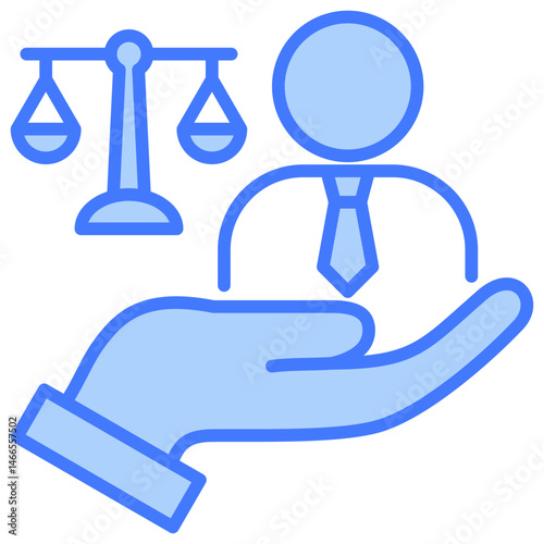 Compliance Manager Blue Icon