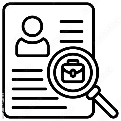 Find Employee line icon