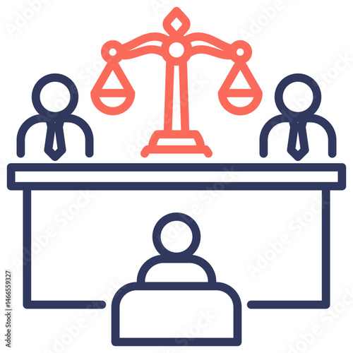 Court Dual Tone Icon