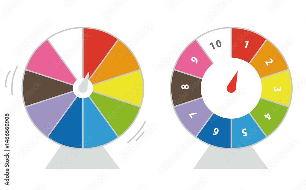 Obraz premium ルーレットのイラスト素材