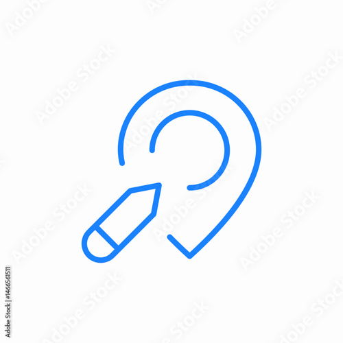 mark location pin icon sign vector