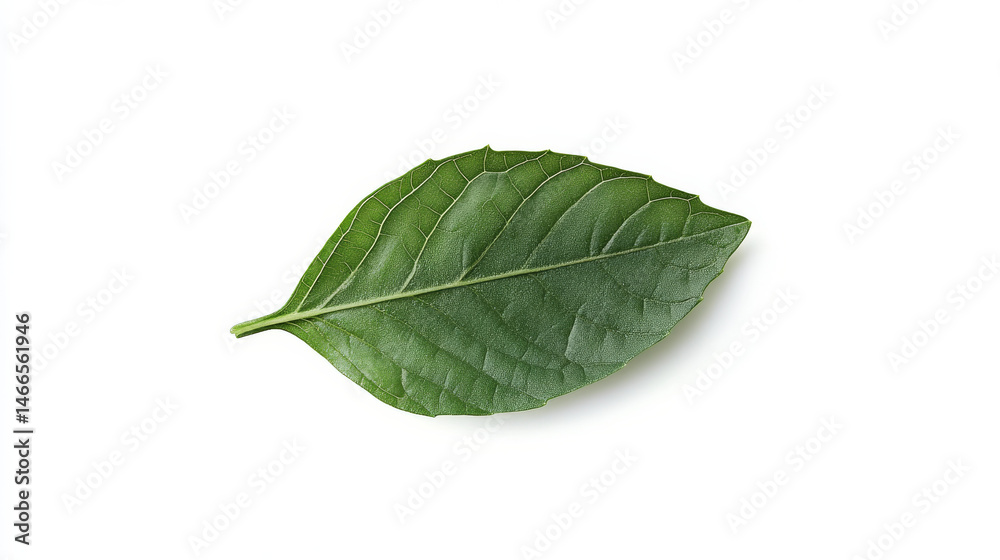 Obraz premium A fresh basil leaf 