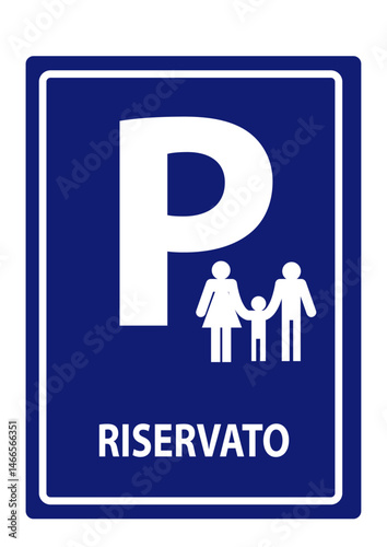 Cartello Parcheggio Riservato