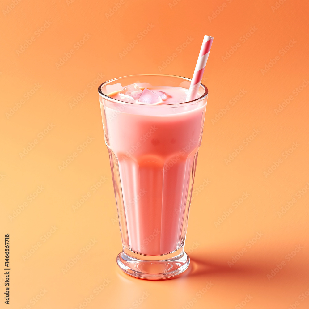 custom made wallpaper toronto digitalice strawberry milkshake with straw