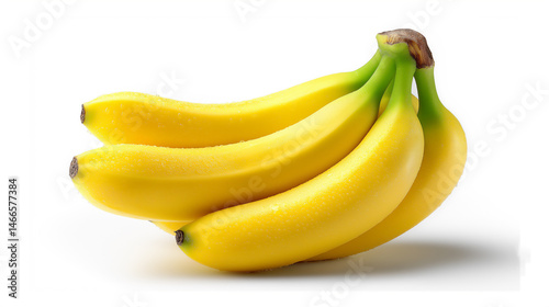 Bananas isolated on white background.