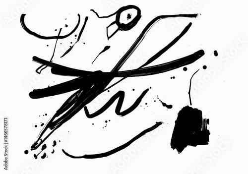 Symbolic image of lines on a plane