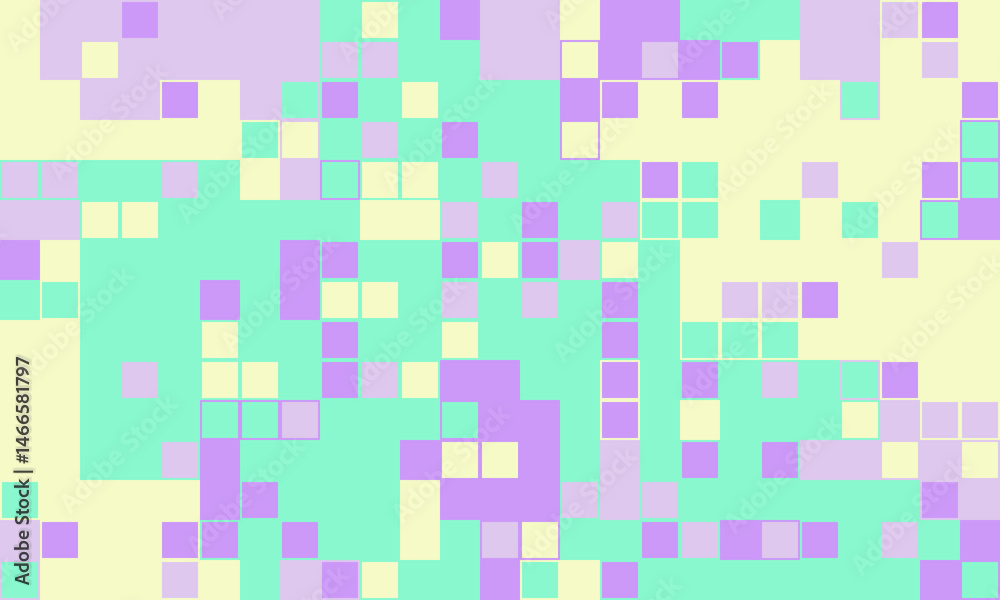 Abstract pastel square mosaic pattern. Perfect for backgrounds, websites, presentations, and social media. Soft, playful colors create a calming, modern aesthetic. Abstract pastel square mosaic pattern. Perfect for backgrounds, websites, presentations, and social media. Soft, playful colors create a calming, modern aesthetic.