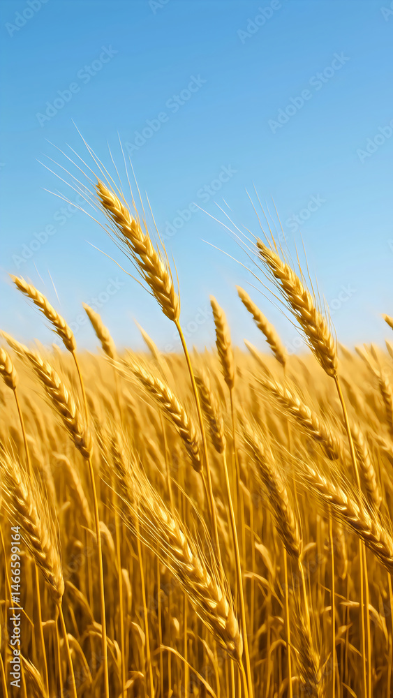 Fototapeta premium Sunny wheat field