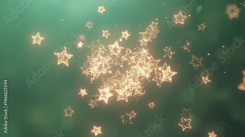 Sparkling stars create a magical atmosphere