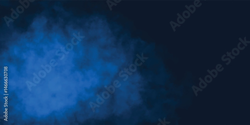 Blue Abstract Cloud Background with Misty and Dreamy Atmosphere

