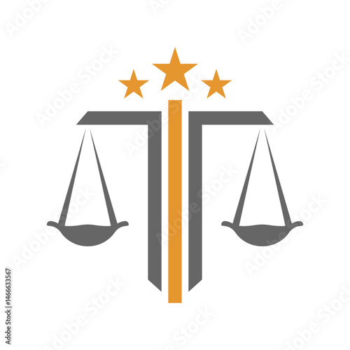 Legal lawyer logo icon design