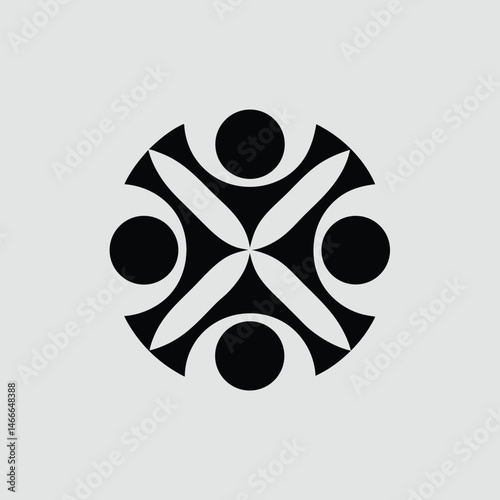 abstract vector logo