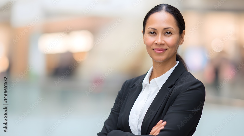 Pacific Islander Woman Stands with Confidence Representing Ethics and Trustworthiness in Her Industry with Modern Interior Design and a Positive Demeanor Pacific Islander Woman Stands with Confidence Representing Ethics and Trustworthiness in Her Industry with Modern Interior Design and a Positive Demeanor