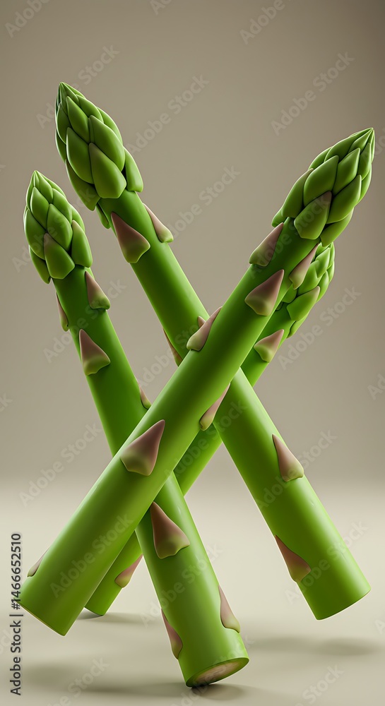Fototapeta premium Asparagus Geometry