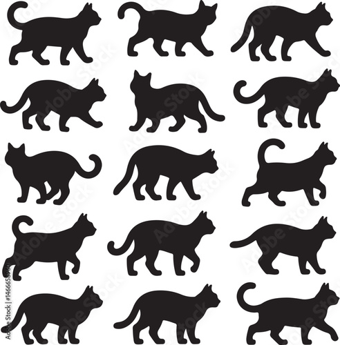 Cat Silhouette Vector – Elegant and Cute Pet Design

Minimalist Cat SVG – Sitting, Walking & Playing Poses

Cute Cat Clipart – Perfect for Pet Lovers & Decor

Black Cat Outline – Stylish Feline Silhou