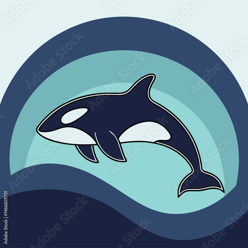dolphin vector illustration