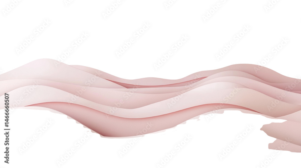 Delicate layers and soft rose hues create an abstract, calming visual Delicate layers and soft rose hues create an abstract, calming visual