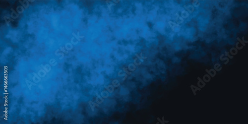 Atmospheric Blue Fog Background with Subtle Shadow Contrast

