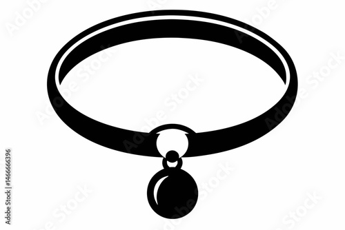 Bracelet  Charm Silhouette Vector Illustration