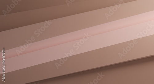 Abstract Brown and Pink Geometric Design: Minimalist Lines and Shapes