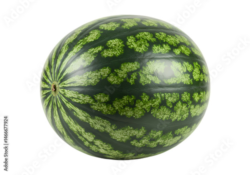 Fresh Watermelon Image Juicy Summer Fruit on Transparent background