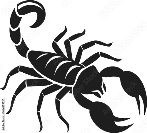 scorpion isolated on white background, scorpion vector