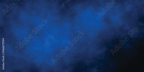 Fog-Inspired Digital Background with Blue and Black Gradient

