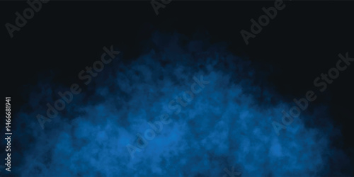 Elegant Blue and Black Fog Texture with Artistic Depth

