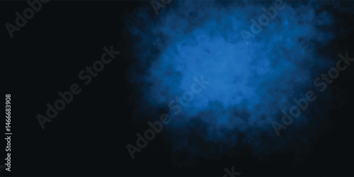 Dark and Dreamy Blue Mist Background for Visual Compositions

