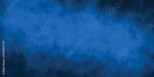 Deep Fog Texture with Blue Highlights and Black Mist Overlay

