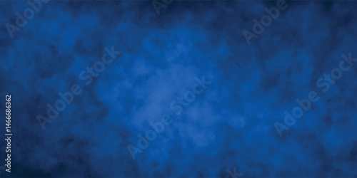Artistic Background with Blue Smoke and Shadowy Gradient Effect

